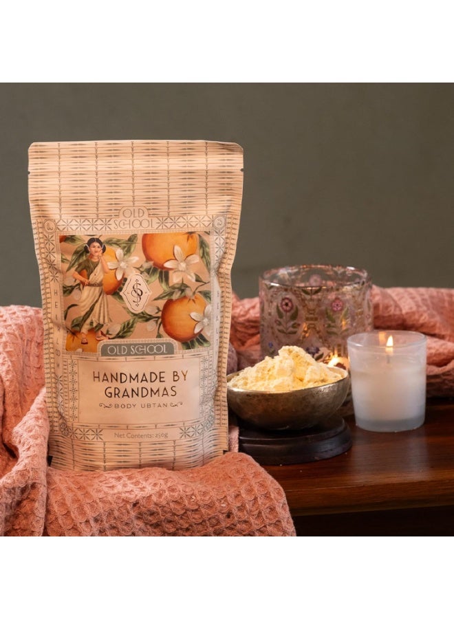 Old School Rituals Handmade by Grandmas Baby Ubtan (Natural Bath Powder) | 250 Grams | Blend for Gentle Exfoliation & Nourished Skin | Ubtan for Kids | Baby Bath Powder for Glowing Skin, Tan Removal, & Skin Lightening| Pure & Natural Ingredients - Image 4